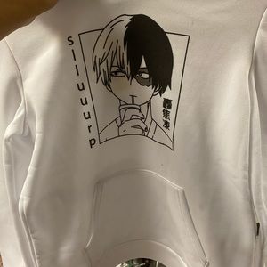 White My Hero Academia Hoodie